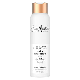 SheaMoisture front label showcasing product benefits and size