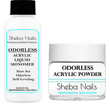 Sheba Nails sealed kit front view showing sealed bottles and exam-ready packaging benefit