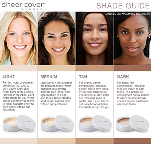 Sheer Cover ingredient label close-up, highlights rooibos and soothing botanicals benefit