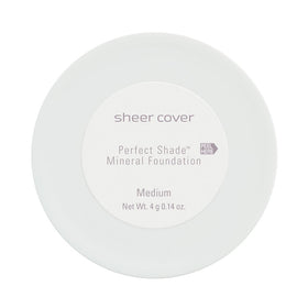 Sheer Cover medium shade swatches on skin, shows true-to-tone blending benefit