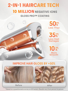 SHEGLAM temperature controls and smart timer display for precise heat selection and timing