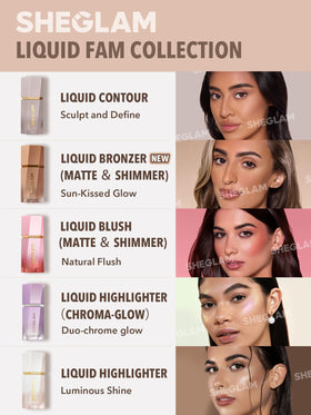 SHEGLAM bronzer used on model at beach conveying warm sun-kissed glow