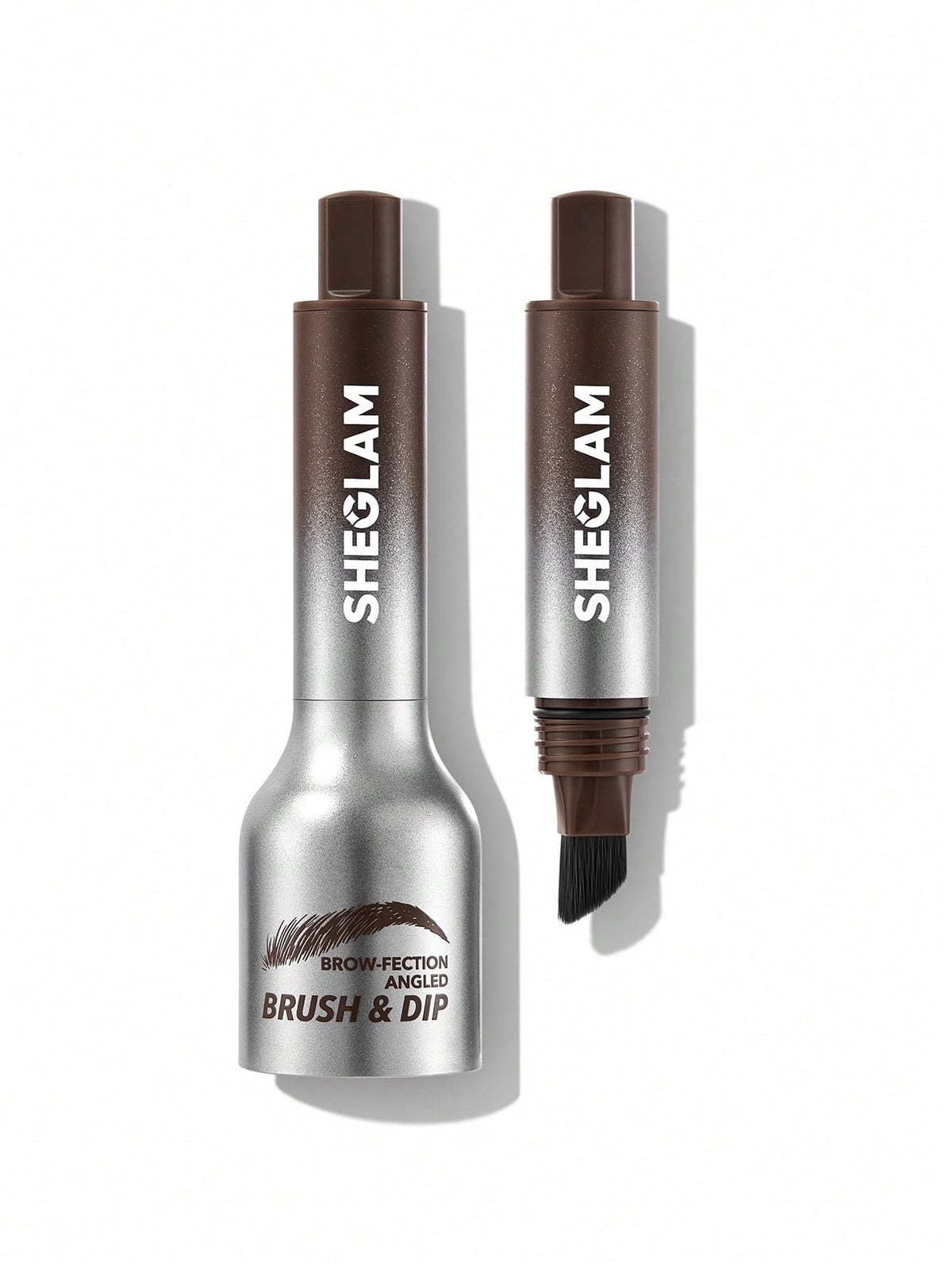 SHEGLAM front packaging showing product and shade Chocolate, clear branding benefit