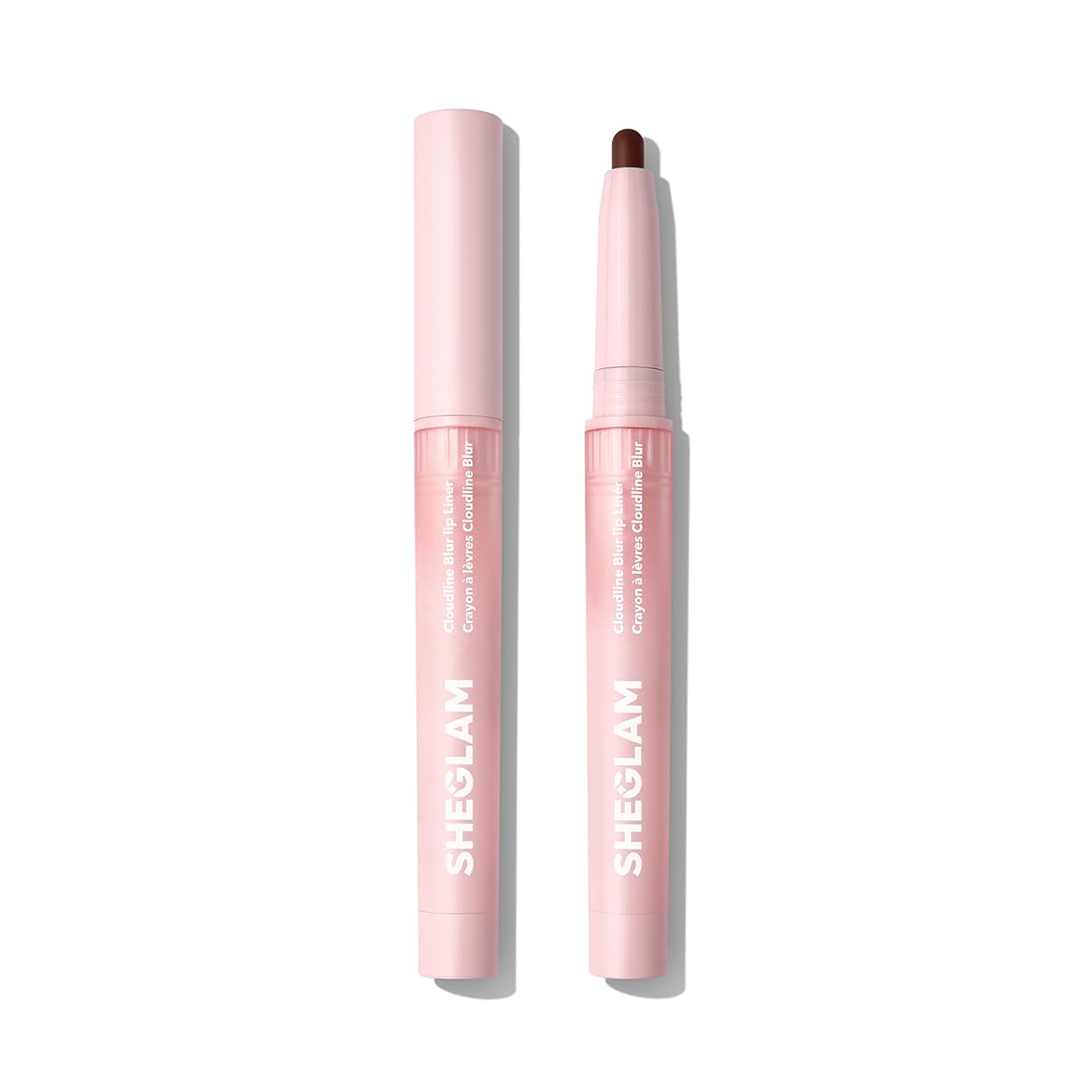 SHEGLAM lip liner front packaging showing product and shade label for quick selection