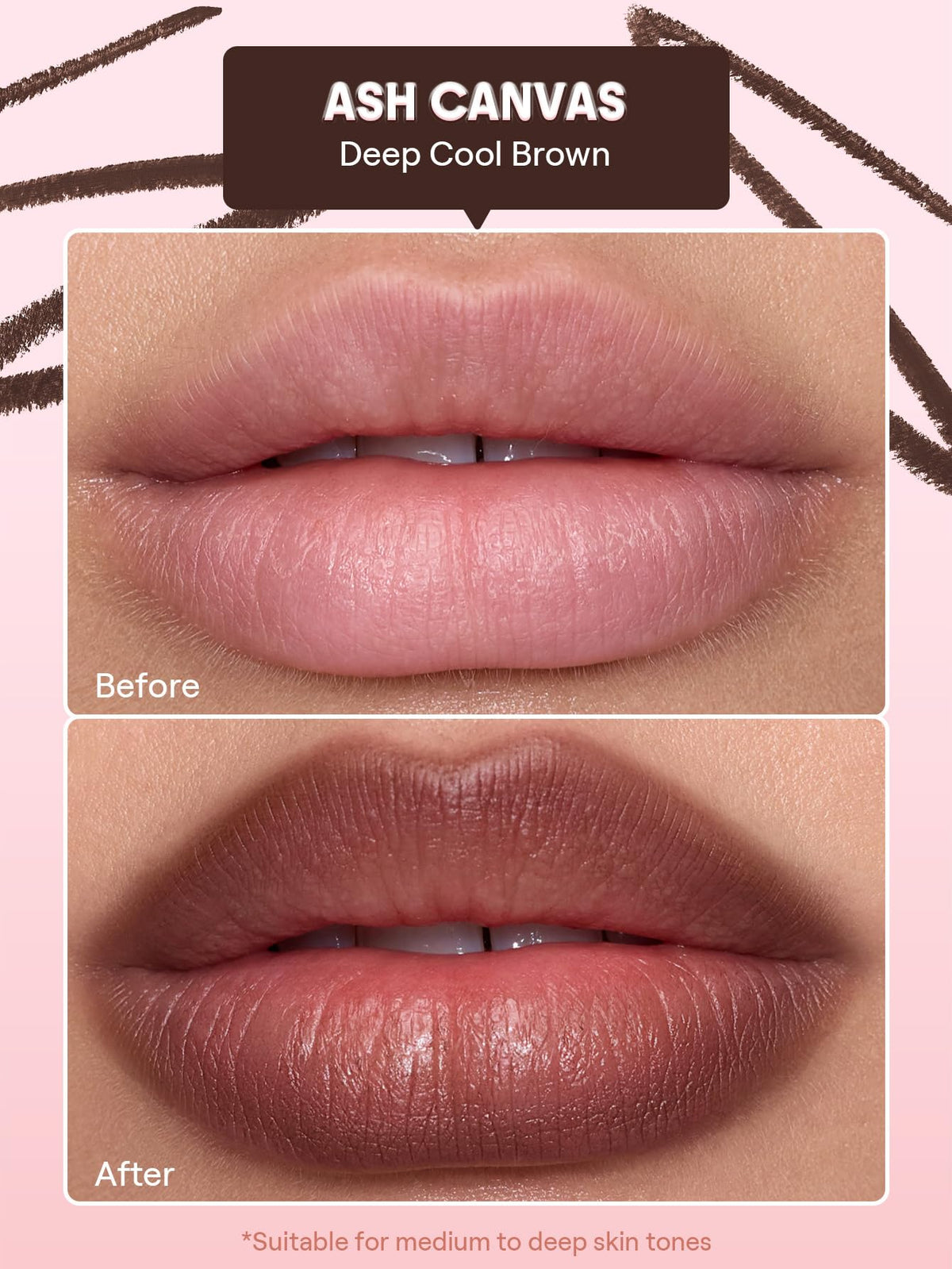 SHEGLAM pencil tip closeup highlighting precise point for clean lip definition