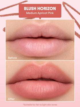 SHEGLAM Cloudline Blur close-up of pencil tip demonstrating soft formula for easy blending