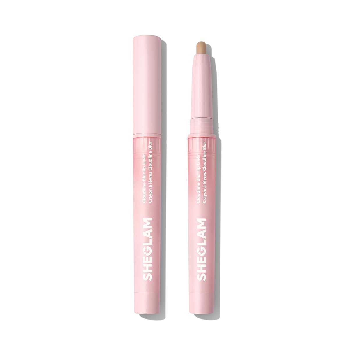 SHEGLAM packaging front view showing product branding and benefit