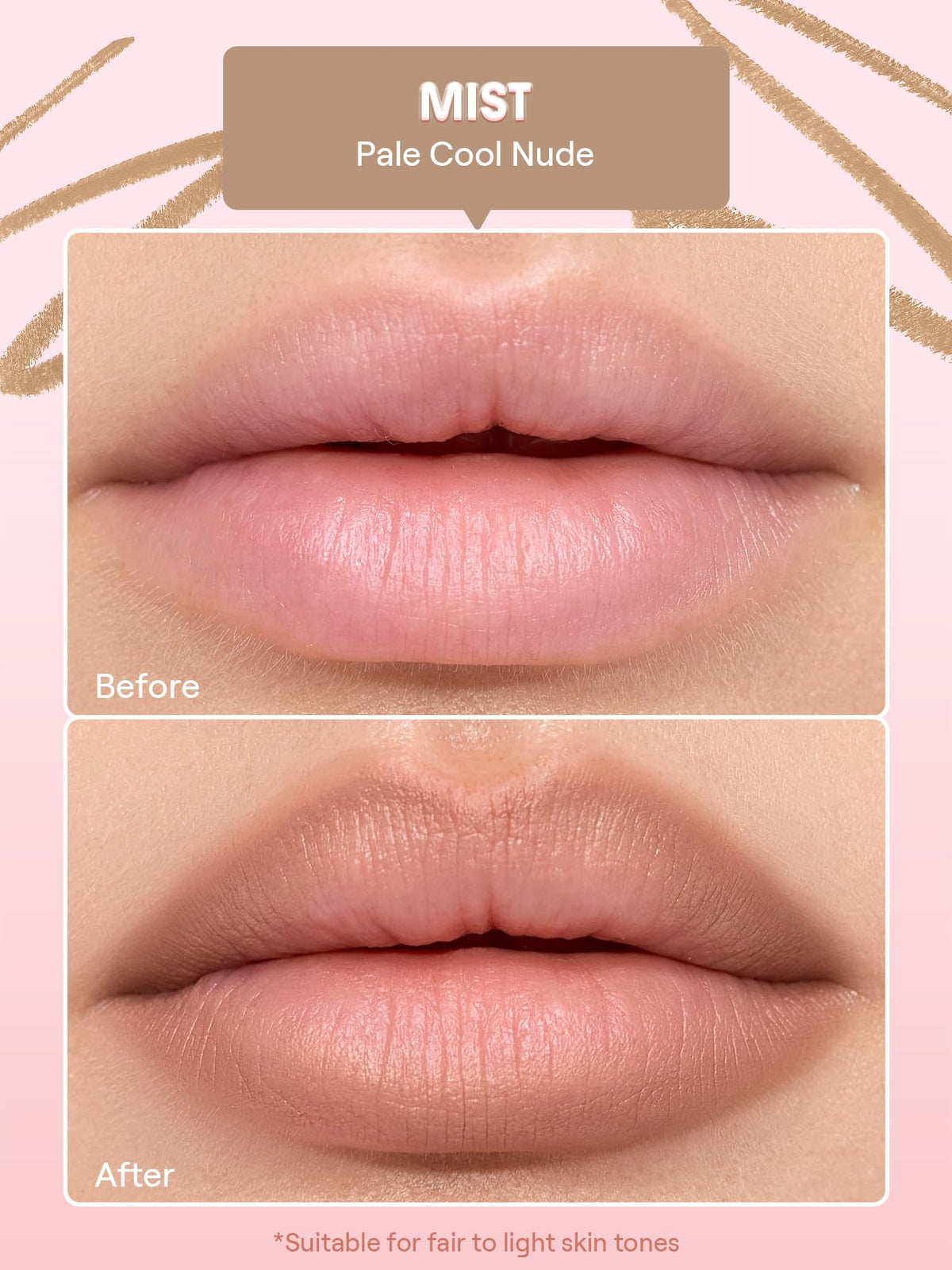 SHEGLAM pencil tip close-up revealing soft blendable texture