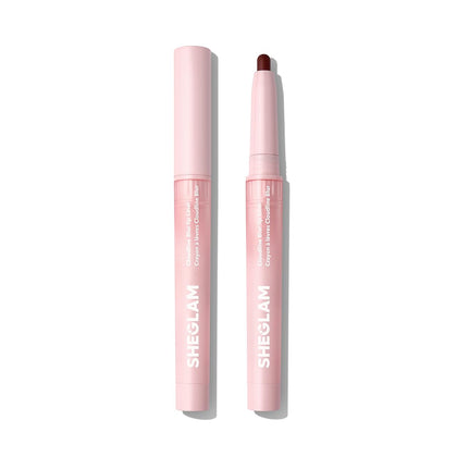 SHEGLAM Cloudline Blur front view showing slim pencil and shade for easy application