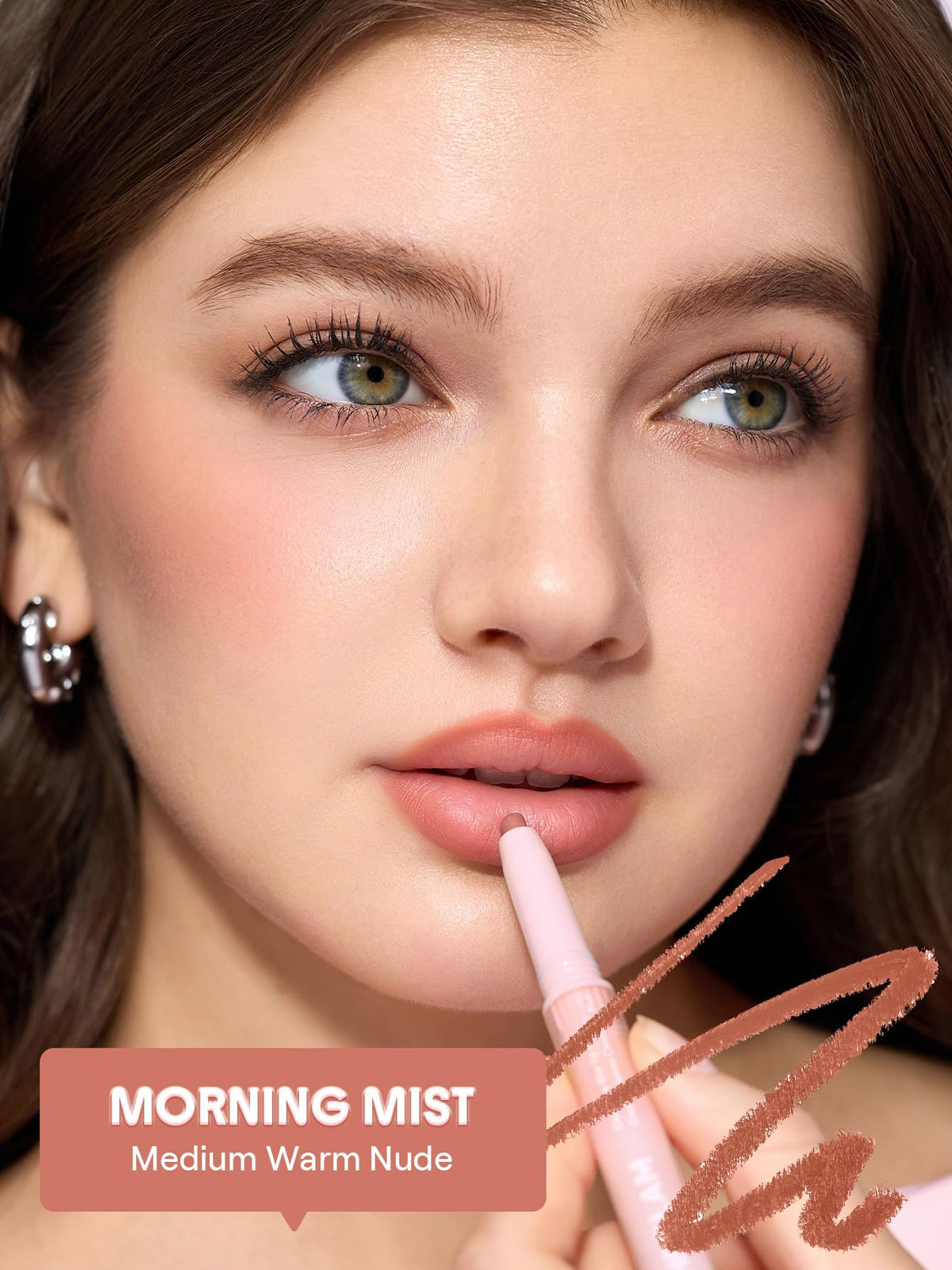 SHEGLAM Cloudline texture swatch on arm demonstrates blendable pigment and soft-focus finish