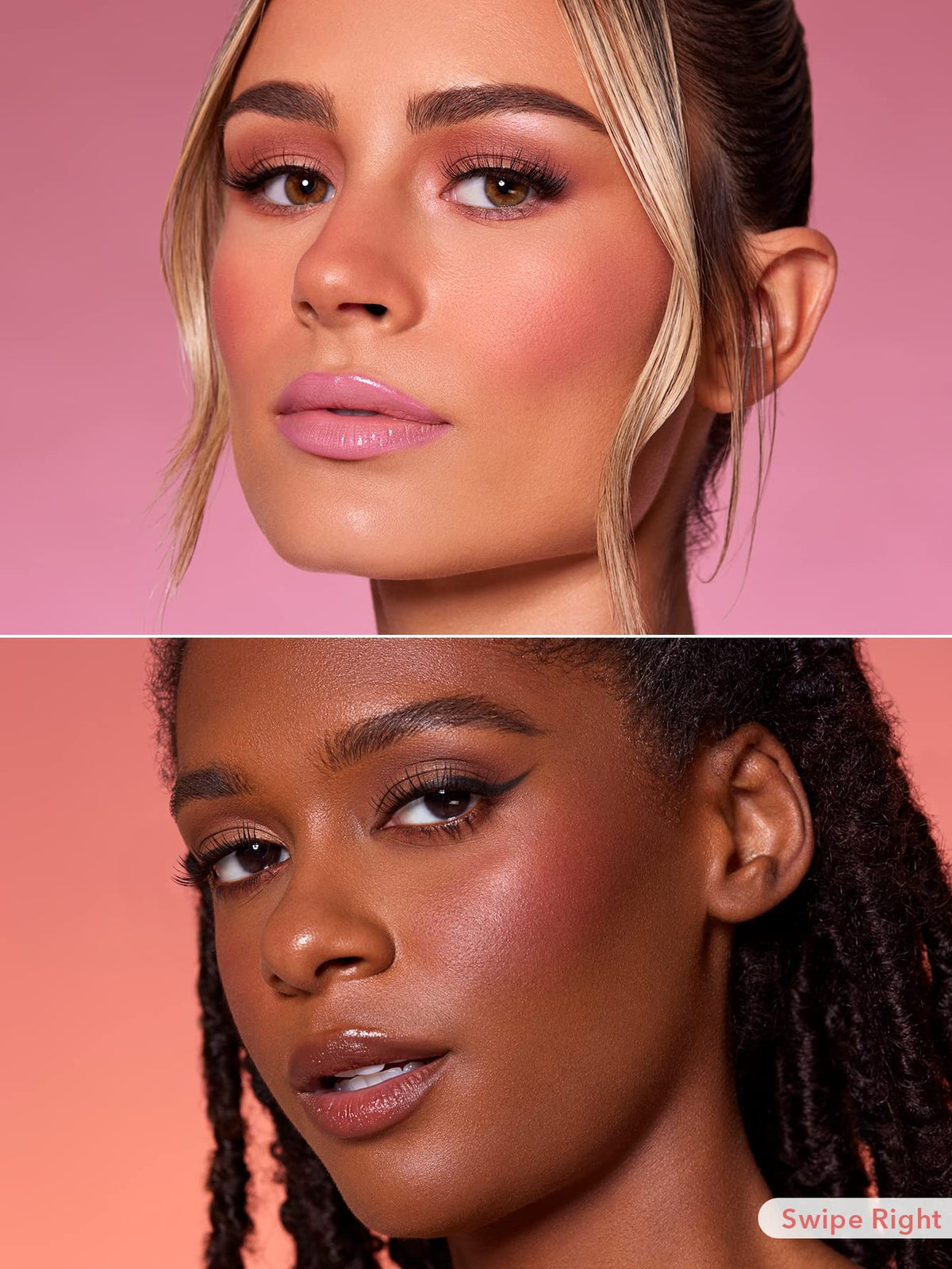 SHEGLAM close-up of liquid blush texture on dropper highlighting hydrating formula