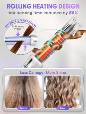 SHEGLAM cool-touch outer shell detail reducing burn risk during use