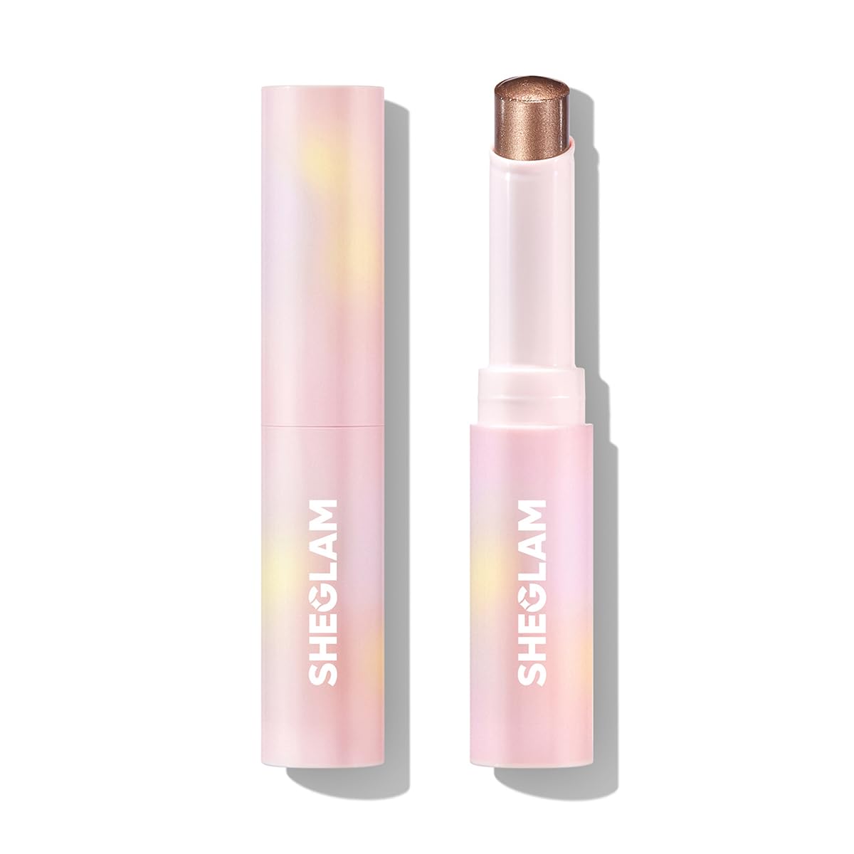 SHEGLAM front packaging of Crystal Jelly Glaze Stick shows shade and portability benefit