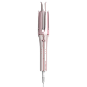 SHEGLAM front view of pink Cupid's Charm curler, fast styling benefit