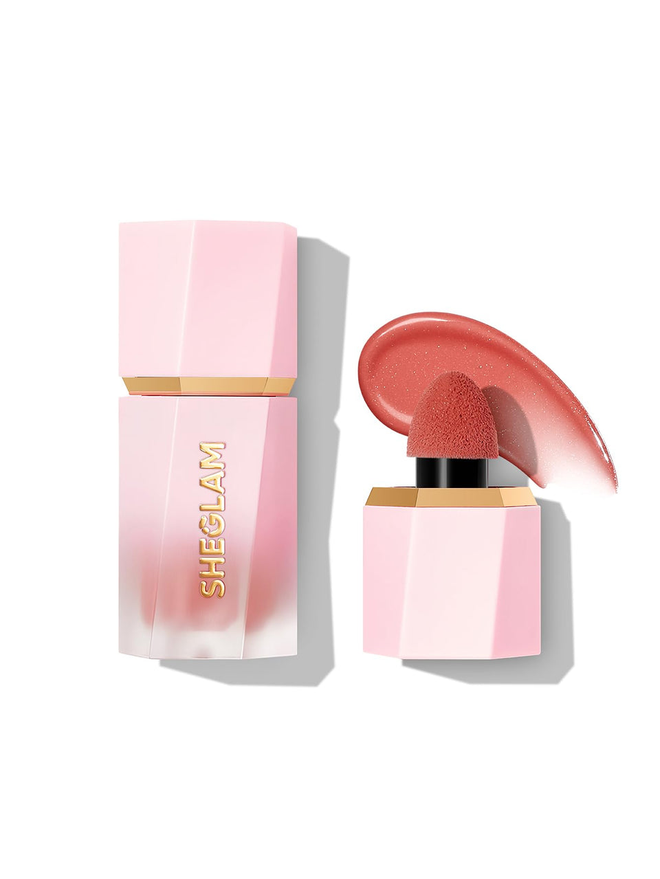 SHEGLAM front jar view showing Devoted shade and sleek packaging for shelf-ready display and appeal