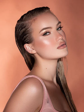SHEGLAM applicator tip with product drop for precise placement and mess-free use