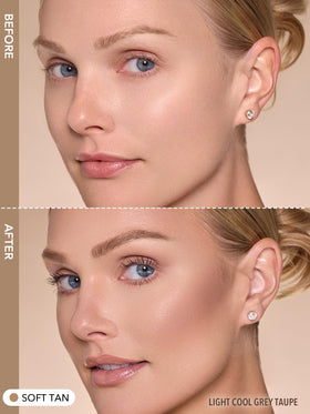 SHEGLAM dual-ended applicator highlighting precision tip and sponge for controlled sculpting