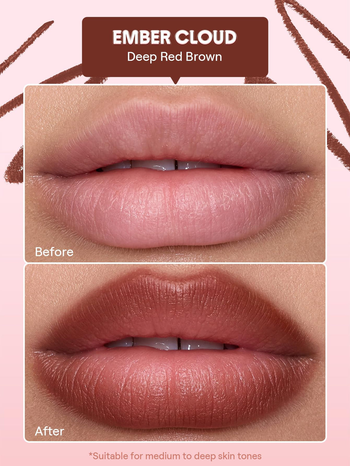 SHEGLAM close-up of retractable tip for precise application and control