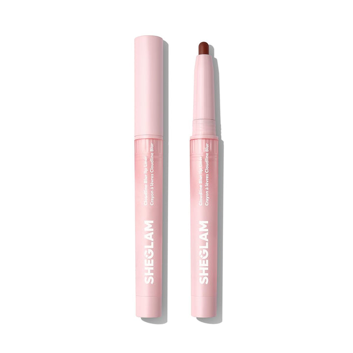SHEGLAM front packaging showing Ember Cloud liner and benefit of clear branding