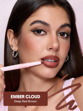 SHEGLAM color swatch stroke illustrating texture and blendability benefit