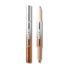 SHEGLAM front packaging showing dual-ended pen and benefits