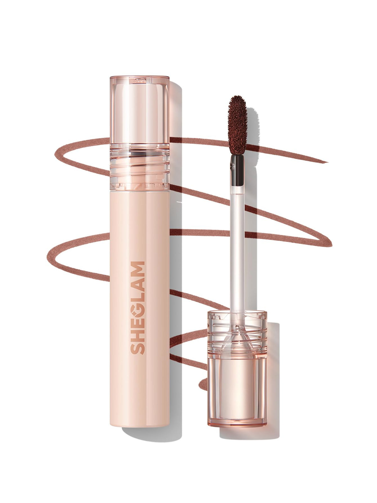 SHEGLAM front packaging showing Chocoholic shade and product benefit long wear
