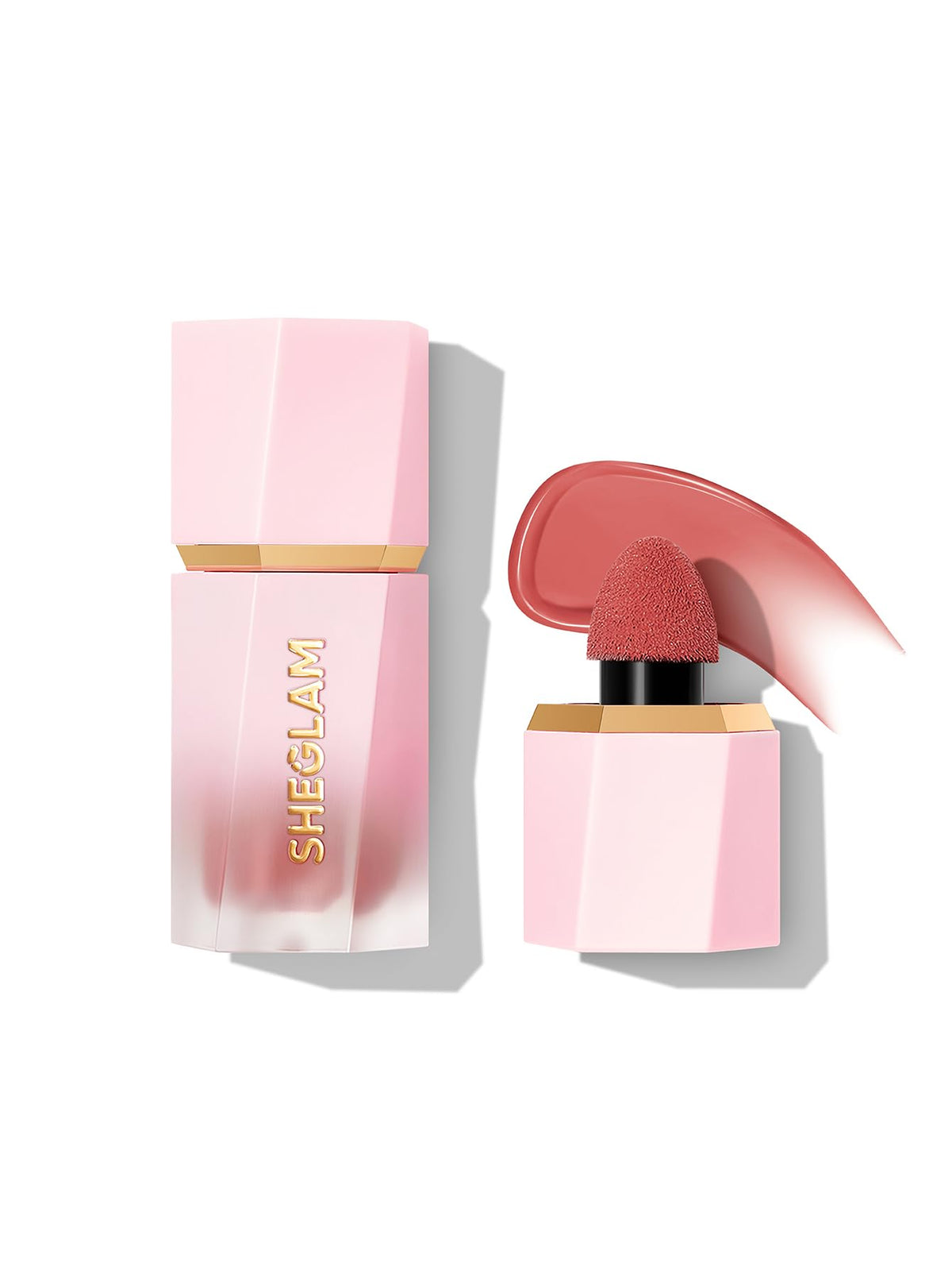 SHEGLAM front packaging showing Rose Ritual shade and matte benefit