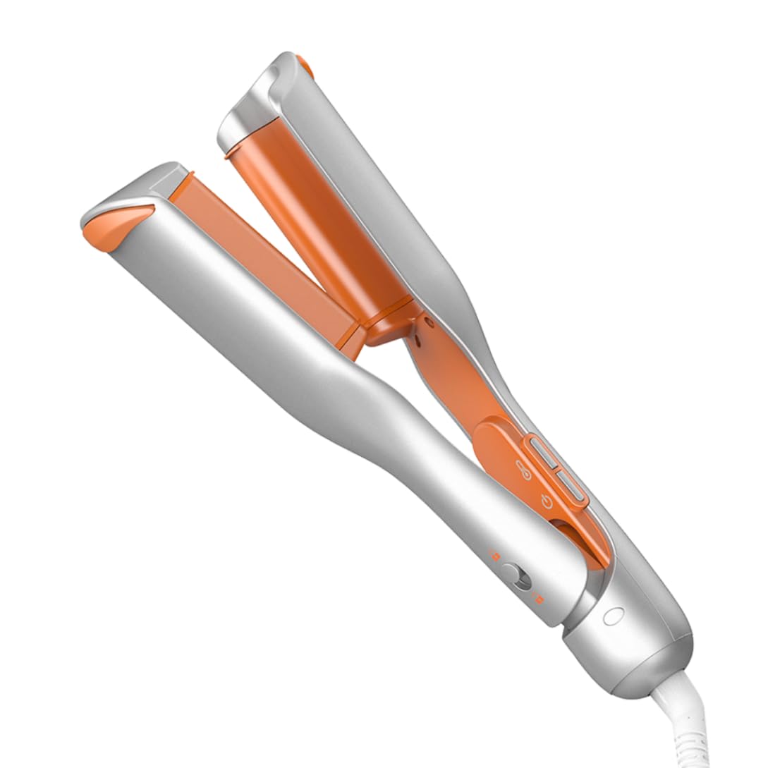 Sheglam deep waver front view showing compact two-barrel design for precise waves