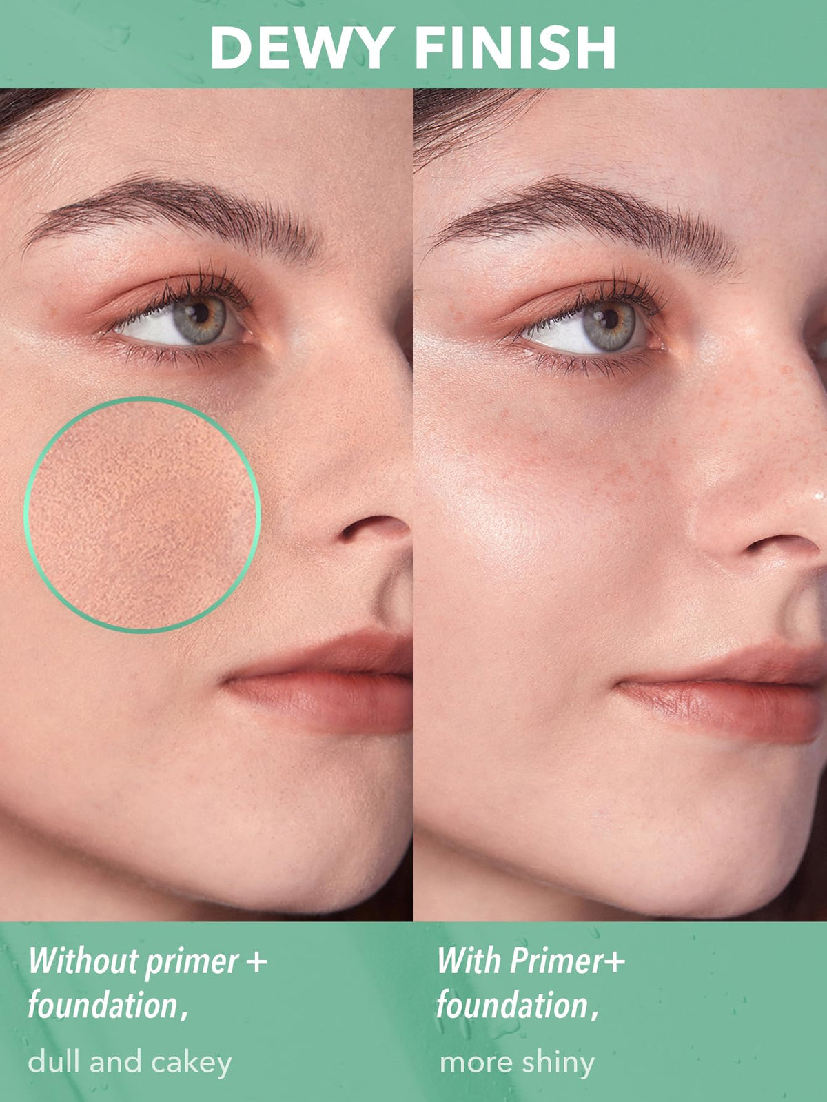 SHEGLAM close-up of gel texture demonstrating hydrating, fast-absorbing finish