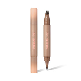 SHEGLAM front packaging showing Dark Brown pen and benefits