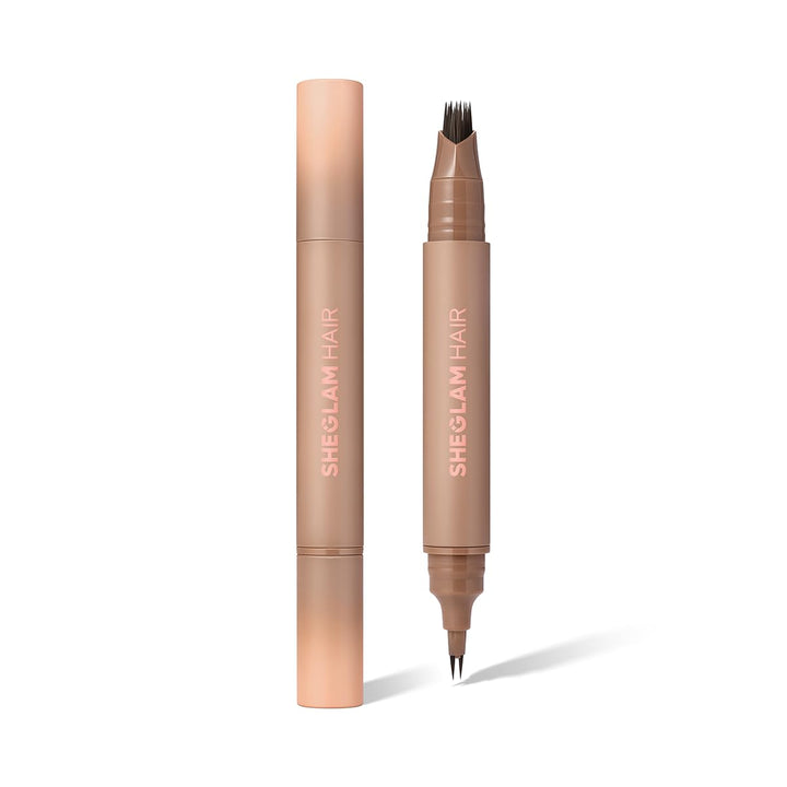 SHEGLAM front packaging showing Dark Brown pen and benefits