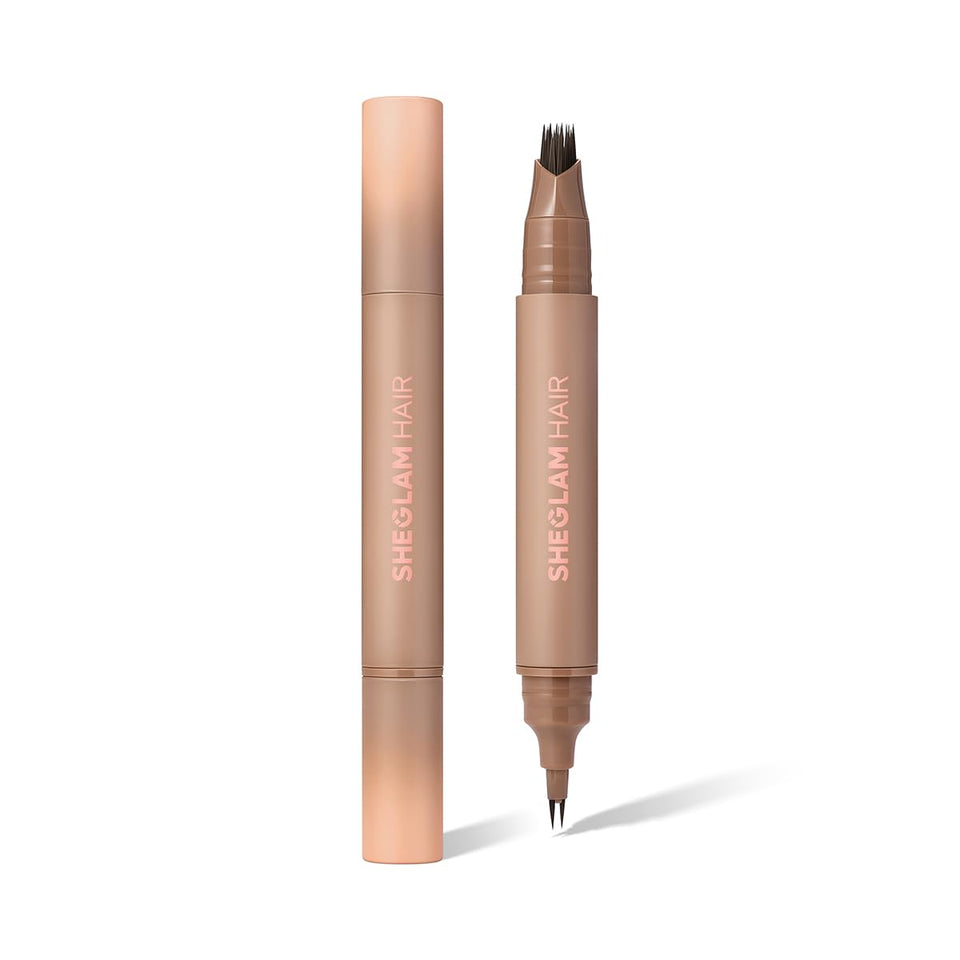 SHEGLAM front packaging showing Dark Brown pen and benefits