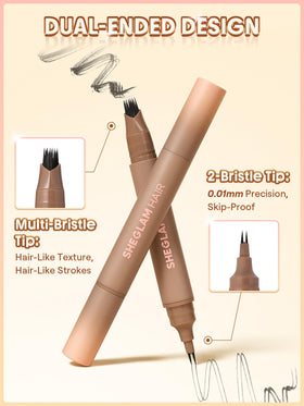 SHEGLAM HAIR texture stroke sample demonstrating natural-looking volume benefit