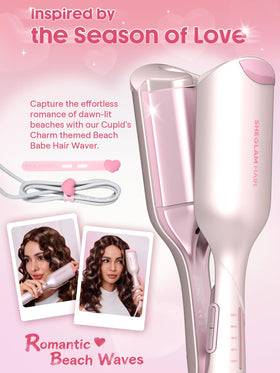 SHEGLAM handle and controls displaying adjustable temps and smart timer for control