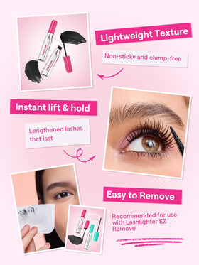 SHEGLAM label close-up highlighting peptide and jojoba ingredients for nourishment