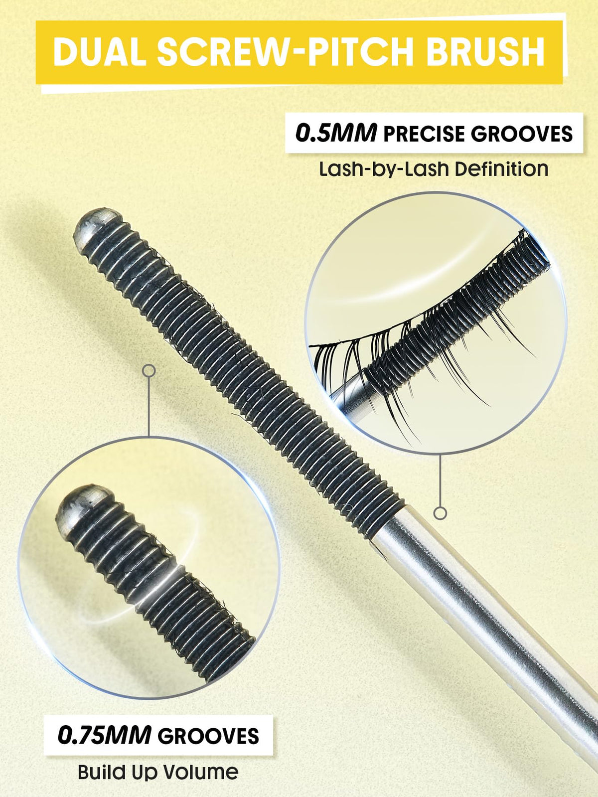 SHEGLAM Lashlighter open tube detail showing wand and formula readiness benefit