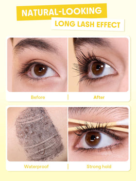 SHEGLAM Lashlighter held in hand for size scale showing travel-friendly benefit