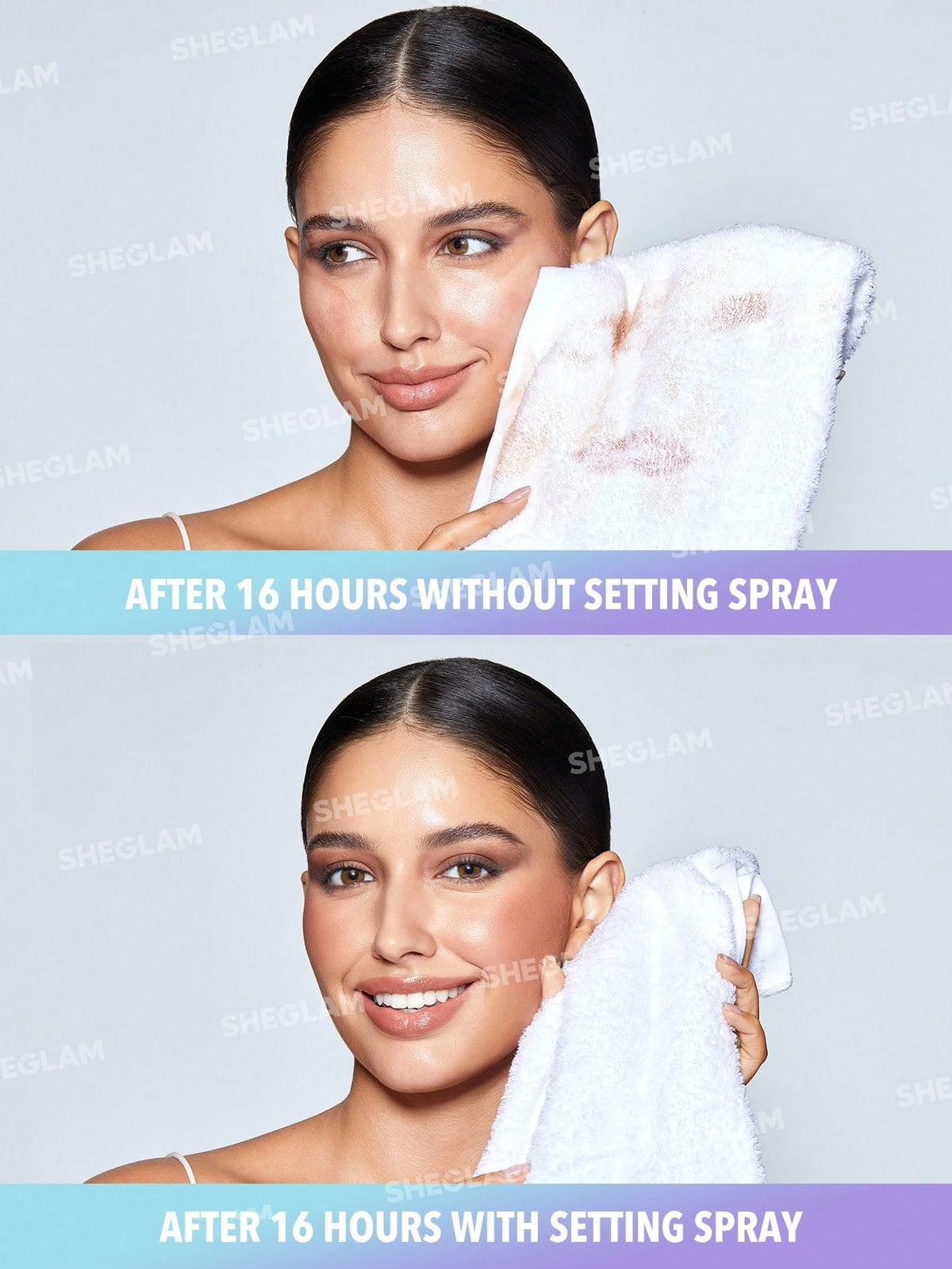 SHEGLAM mist spraying wide-angle coverage for even full-face application benefit