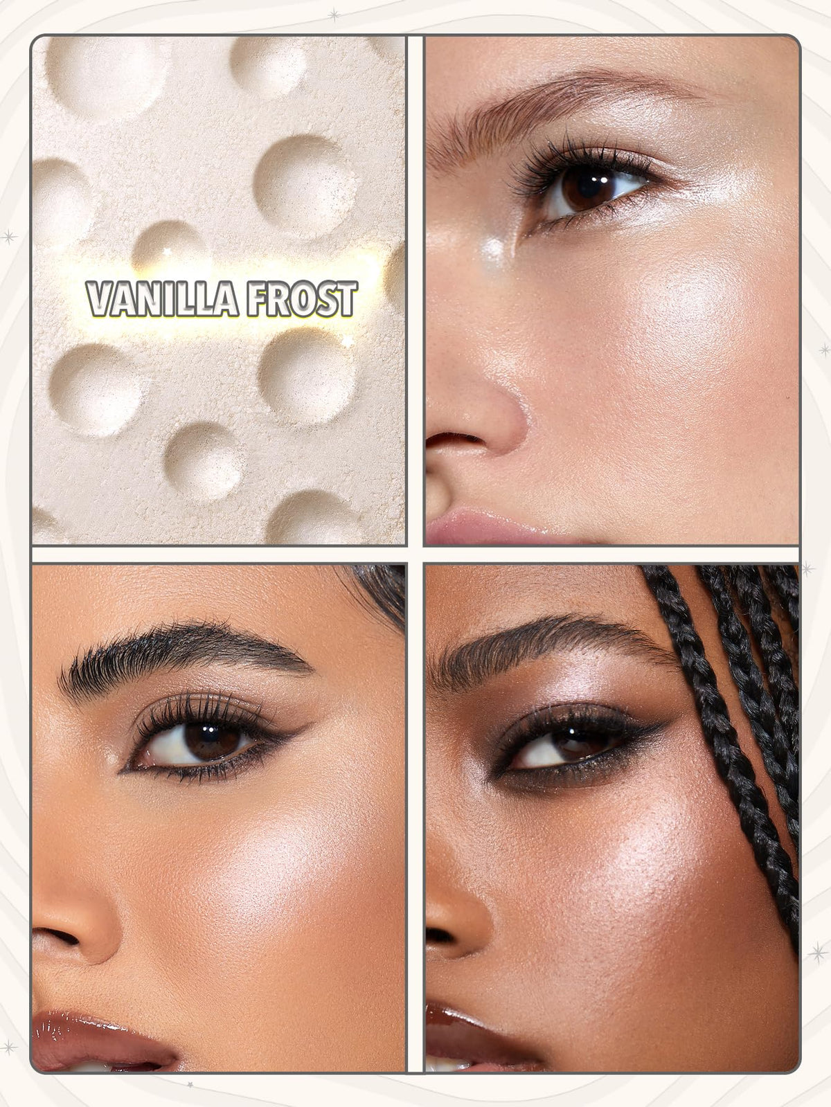 SHEGLAM application with finger for precise, blendable highlight