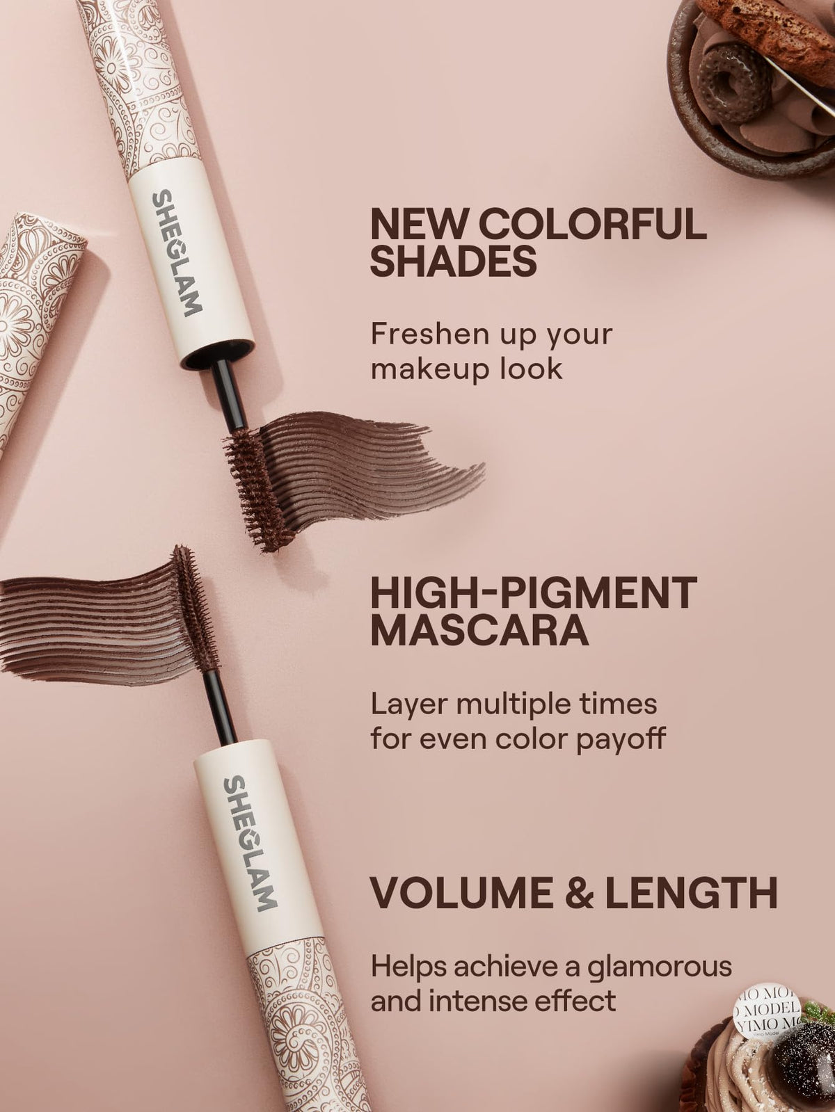 SHEGLAM mascara Macchiato with Leaping Bunny badge highlighting cruelty-free