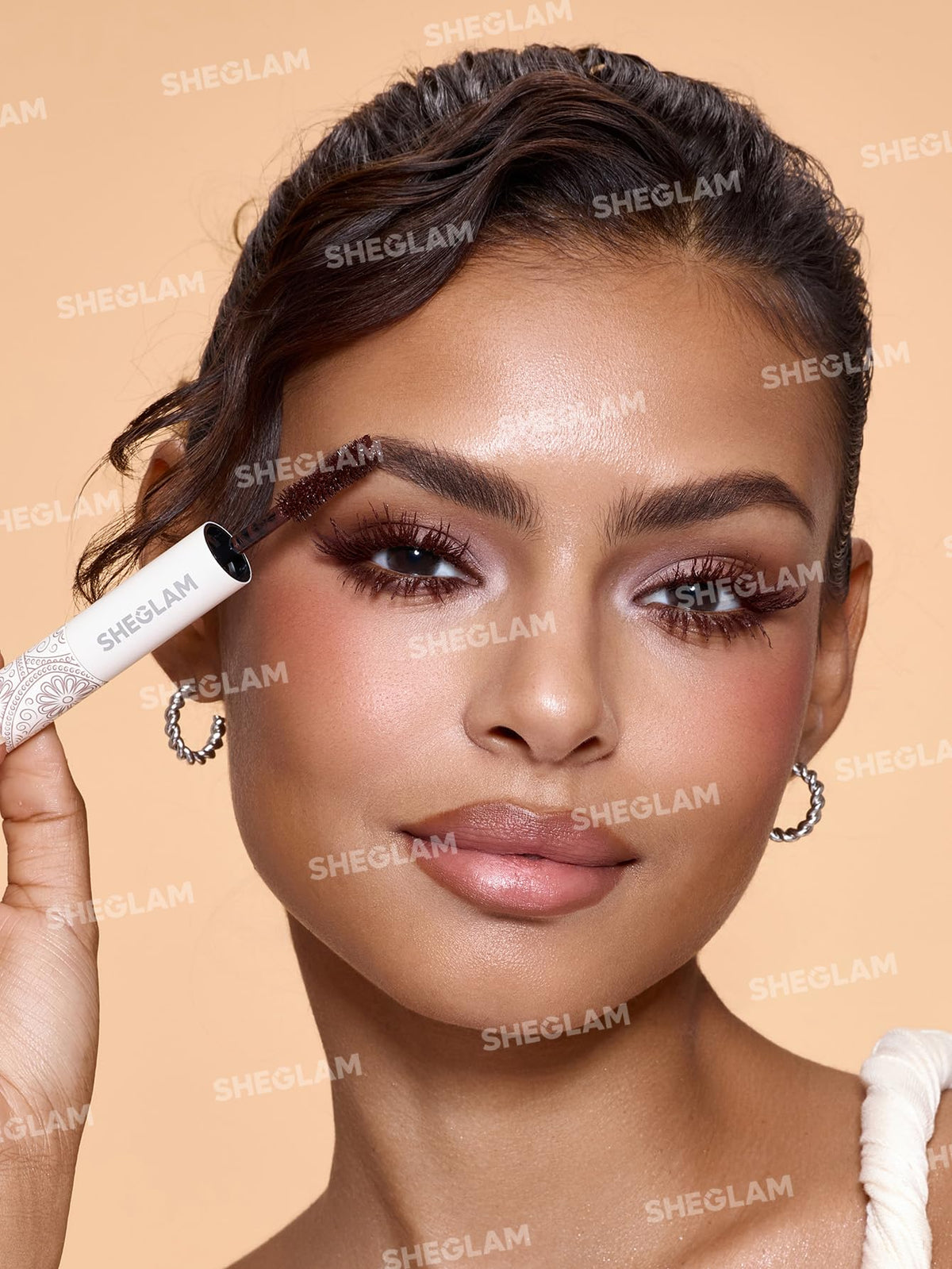 SHEGLAM mascara Macchiato on vanity showing everyday wearable look