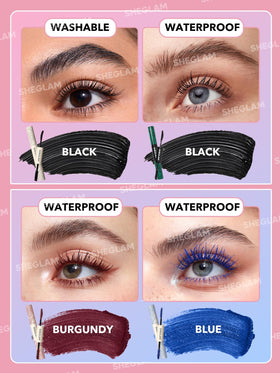 SHEGLAM packaging label and ingredients showing cruelty-free badge