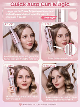SHEGLAM heart hair clip included for securing sections while styling