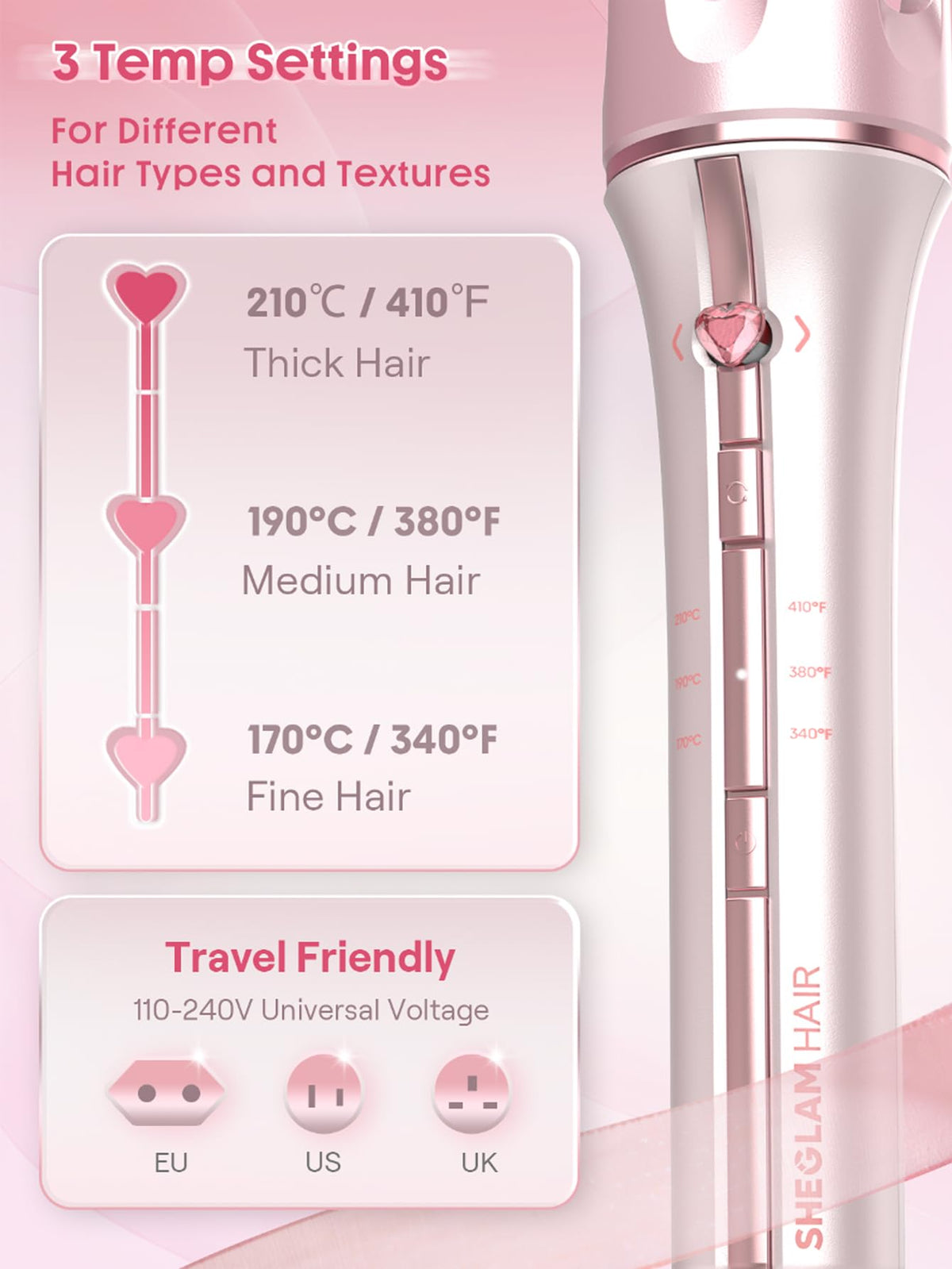 SHEGLAM pink packaging lifestyle shot ideal for gifting occasions