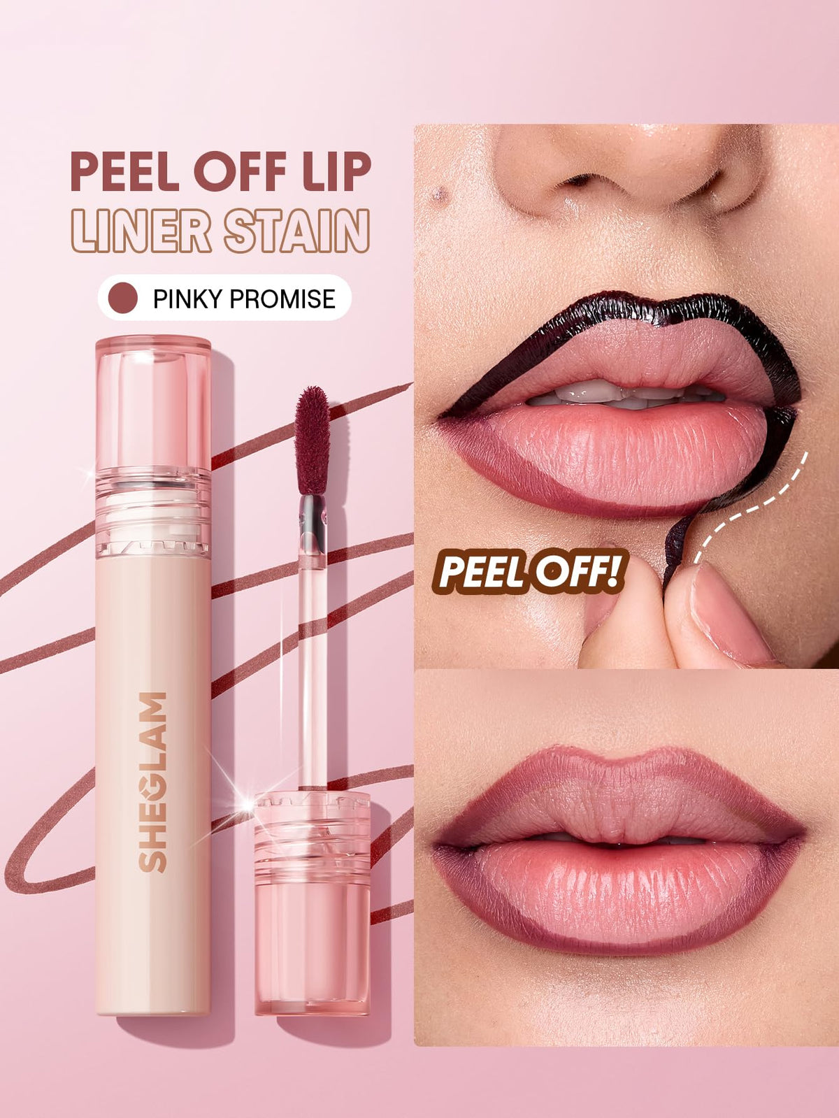 SHEGLAM close-up applicator tip for precise lining and controlled application