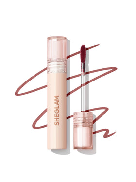 SHEGLAM front packaging showing Pinky Promise nude tint, easy identification and appeal