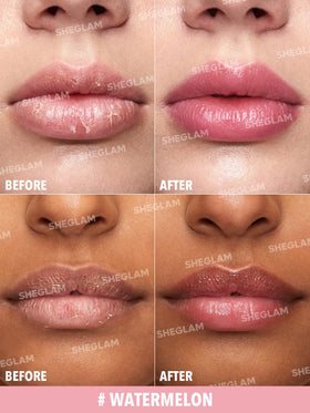 SHEGLAM lipstick twist-up revealing creamy balm for easy application