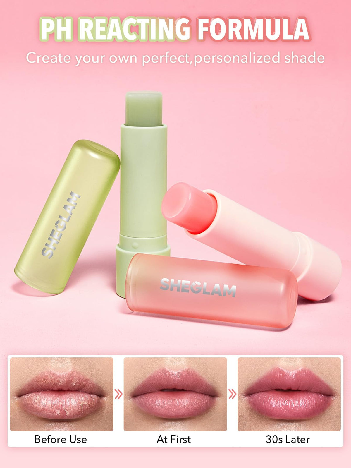 SHEGLAM close-up texture shot highlighting moisturizing, smooth finish