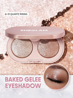 SHEGLAM close-up of sparkle particles emphasizing multi-dimensional glow