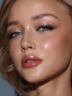 SHEGLAM open pan texture showing baked gelée surface and fine shimmer